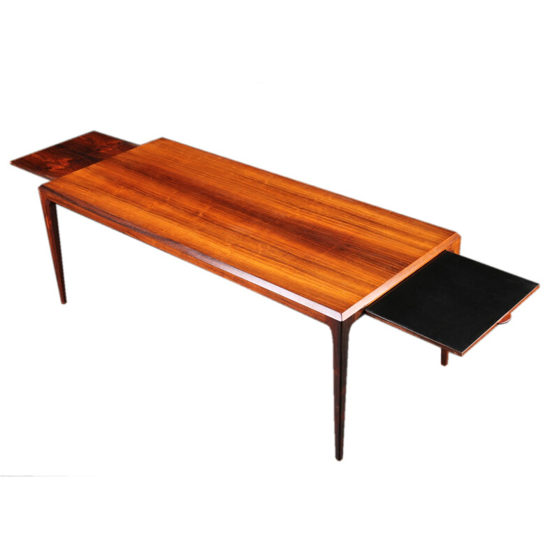 CFC Silkborg Scandinavian coffee table in rosewood, Johannes ANDERSEN - 1960s