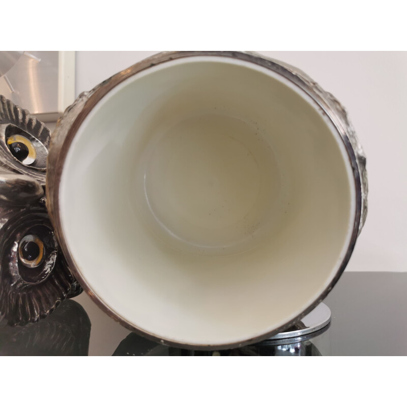 Vintage ice bucket owl 1970s