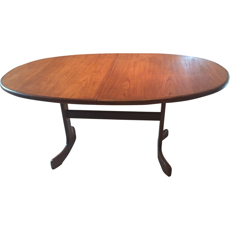 Scandinavian dining table with extensions, KOFOD LARSEN - 1960s