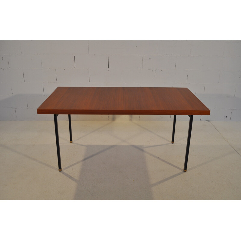 Teak dining table, Paul Geoffroy - 1960s