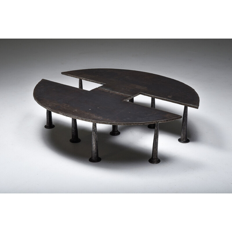 Vintage Steel Coffee Table "Resourcer 1" by Thomas Serruys