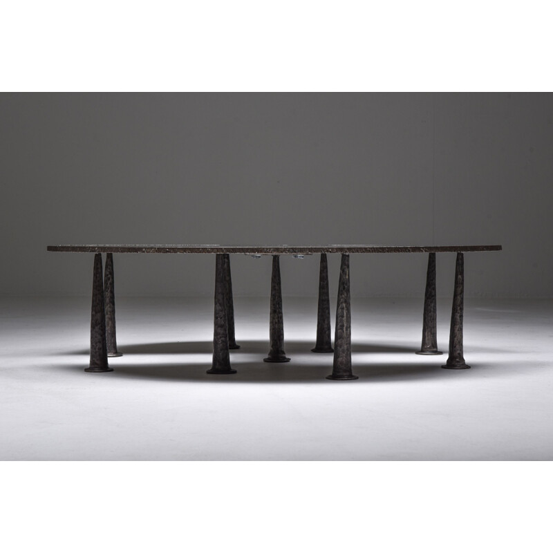 Vintage Steel Coffee Table "Resourcer 1" by Thomas Serruys