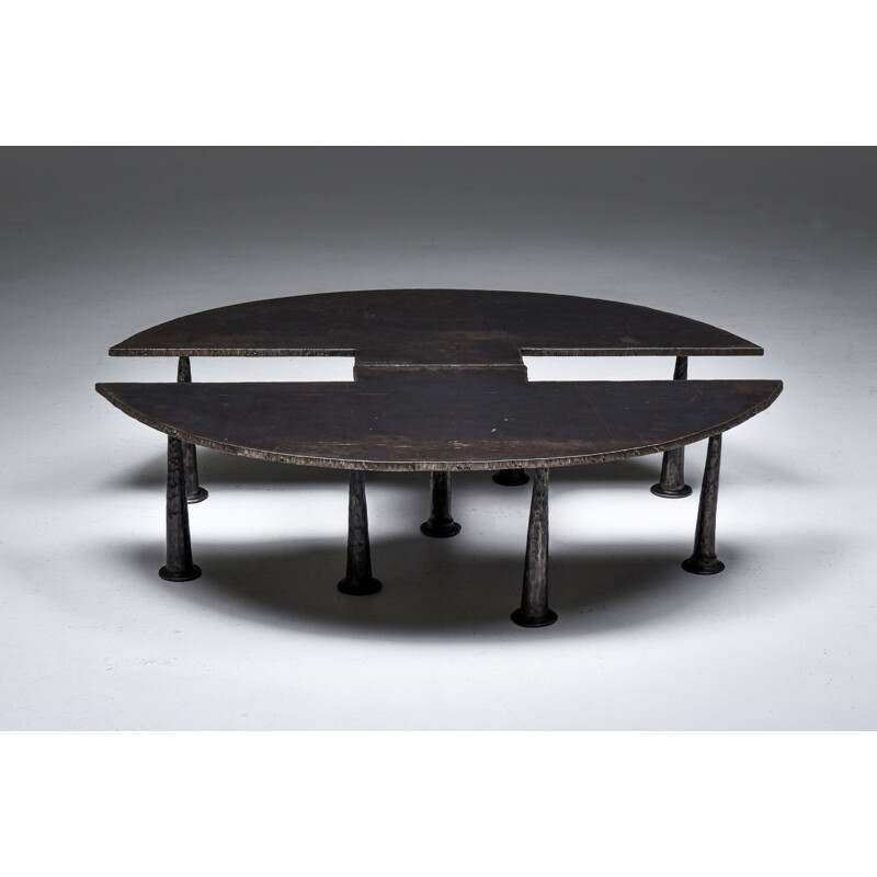 Vintage Steel Coffee Table "Resourcer 1" by Thomas Serruys