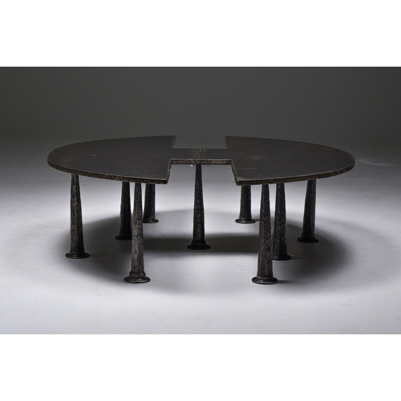 Vintage Steel Coffee Table "Resourcer 1" by Thomas Serruys