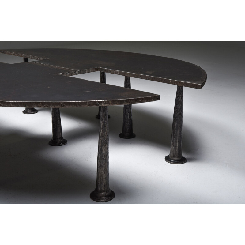 Vintage Steel Coffee Table "Resourcer 1" by Thomas Serruys