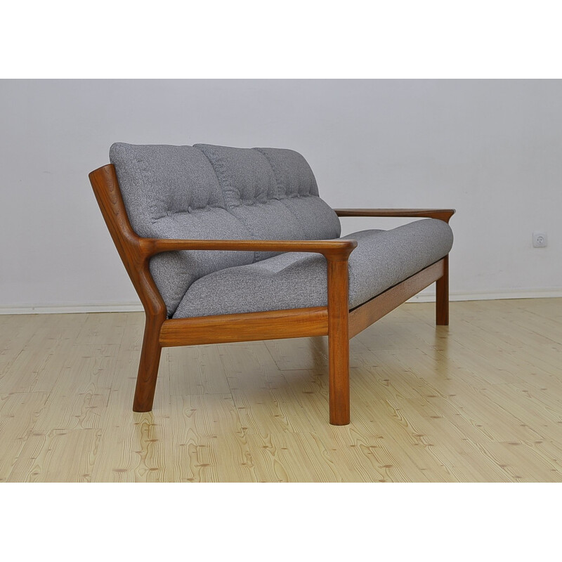 Vintage Teak Sofa by Juul Kristensen for Glostrup Mobelfabrik, Danish 1960s