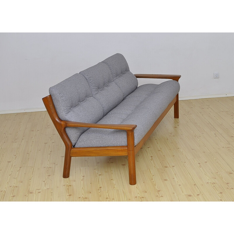 Vintage Teak Sofa by Juul Kristensen for Glostrup Mobelfabrik, Danish 1960s