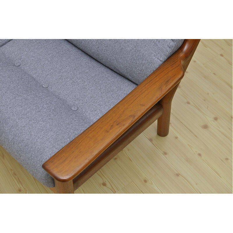 Vintage Teak Sofa by Juul Kristensen for Glostrup Mobelfabrik, Danish 1960s