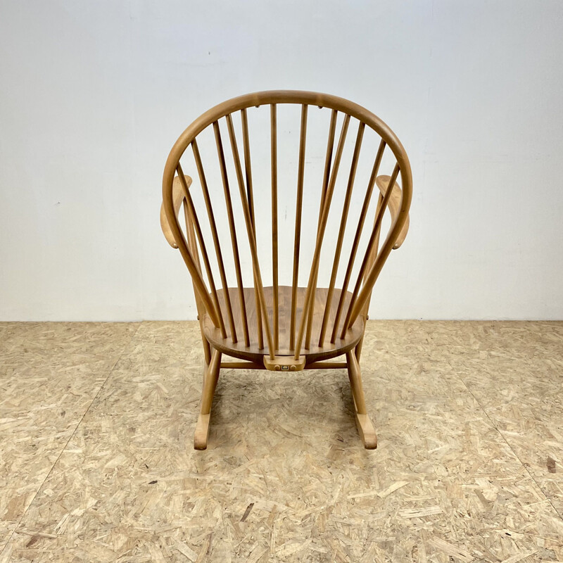 Vintage beech and elm Ercol 315 Rocking Chair 1960s