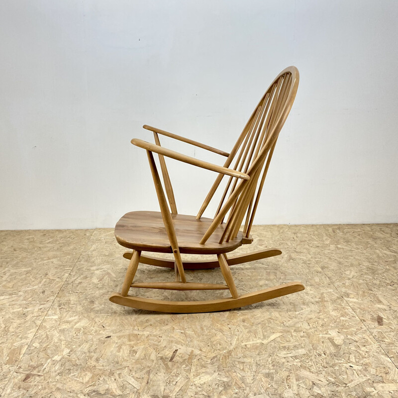 Vintage beech and elm Ercol 315 Rocking Chair 1960s