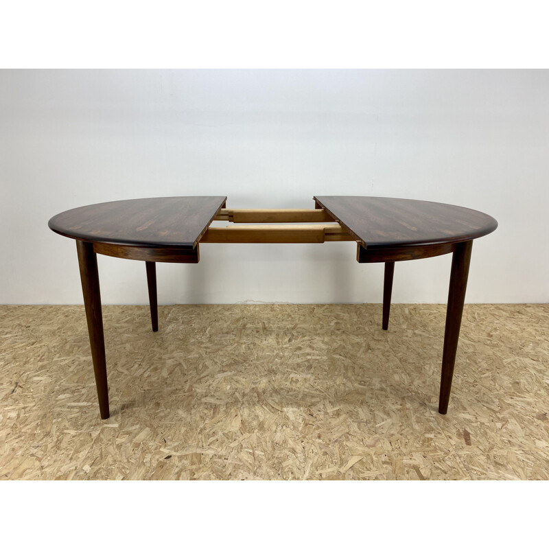 Vintage Rosewood Dining Table by Arne Vodder for Sibast, Denmark 1960s