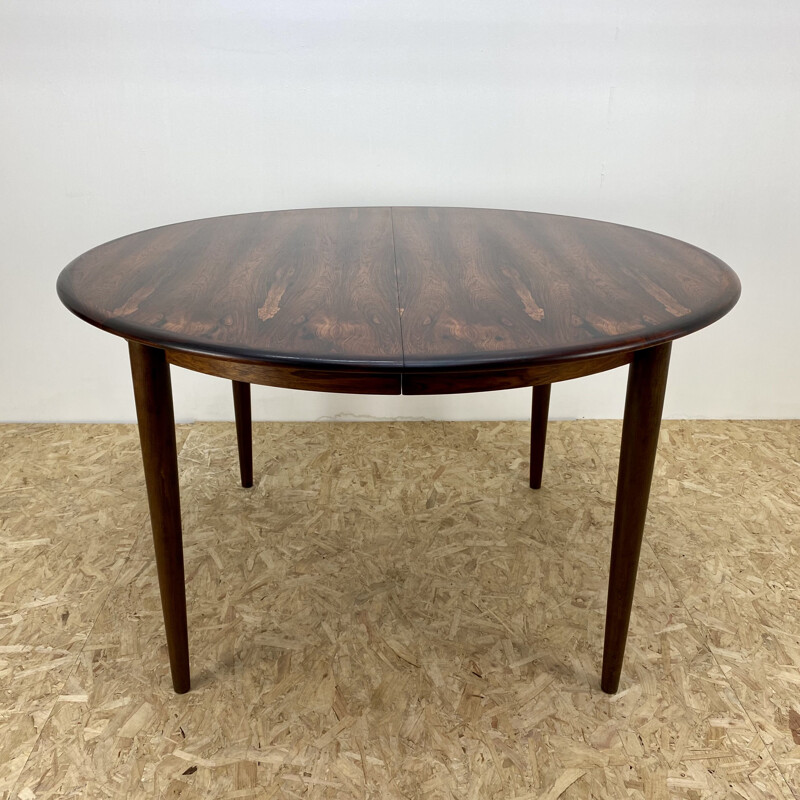 Vintage Rosewood Dining Table by Arne Vodder for Sibast, Denmark 1960s