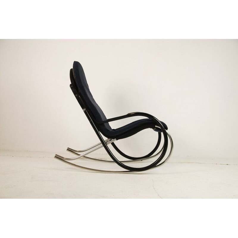 Rocking chair vintage par Paul Tuttle, Suisse 1997