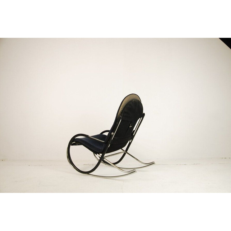 Rocking chair vintage par Paul Tuttle, Suisse 1997
