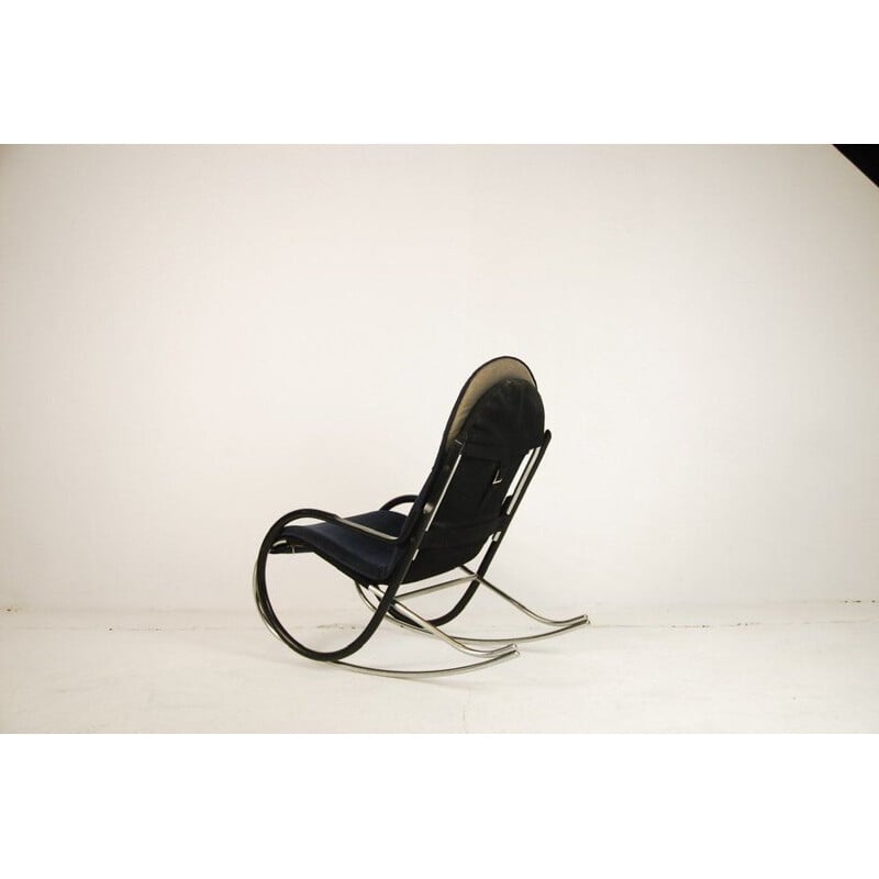 Vintage Rocking Chair By Paul Tuttle, Switzerland 1997s