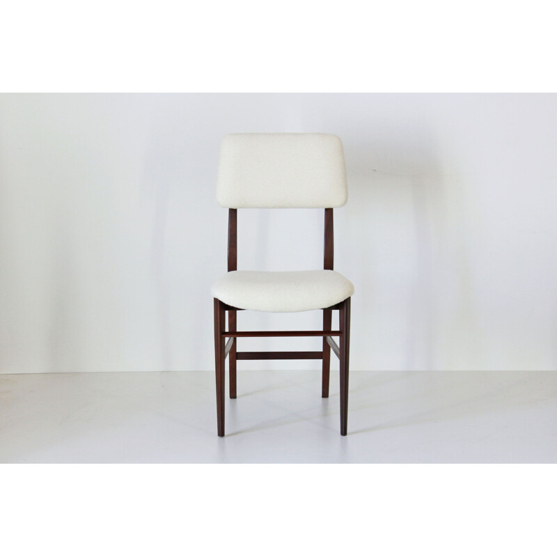Set of 4 vintage dining chairs by Vittorio Dassi, Italian 1960s