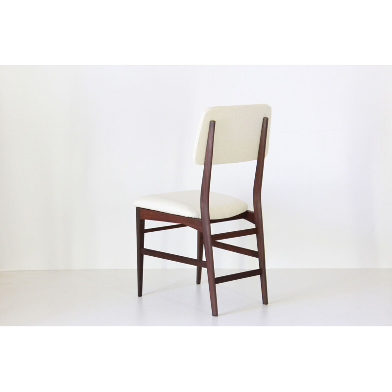 Set of 4 vintage dining chairs by Vittorio Dassi, Italian 1960s