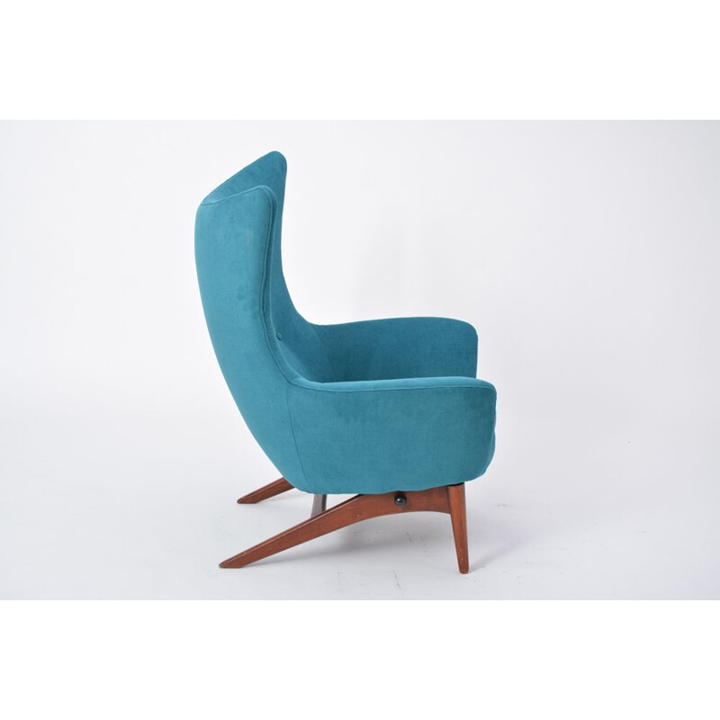 Vintage reclining chair by Henry Walter Klein, Danish