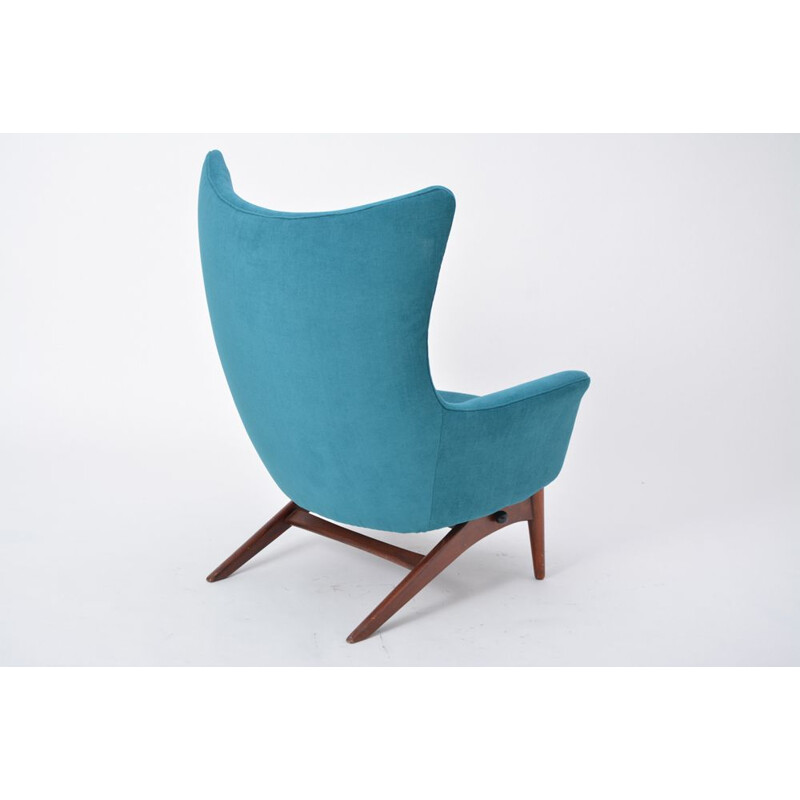 Vintage reclining chair by Henry Walter Klein, Danish