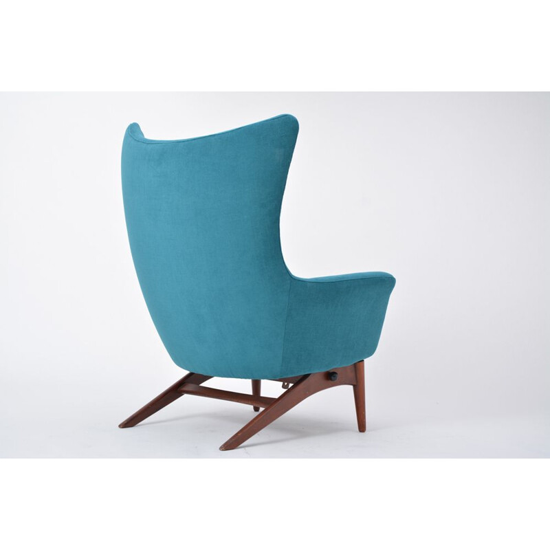 Vintage reclining chair by Henry Walter Klein, Danish