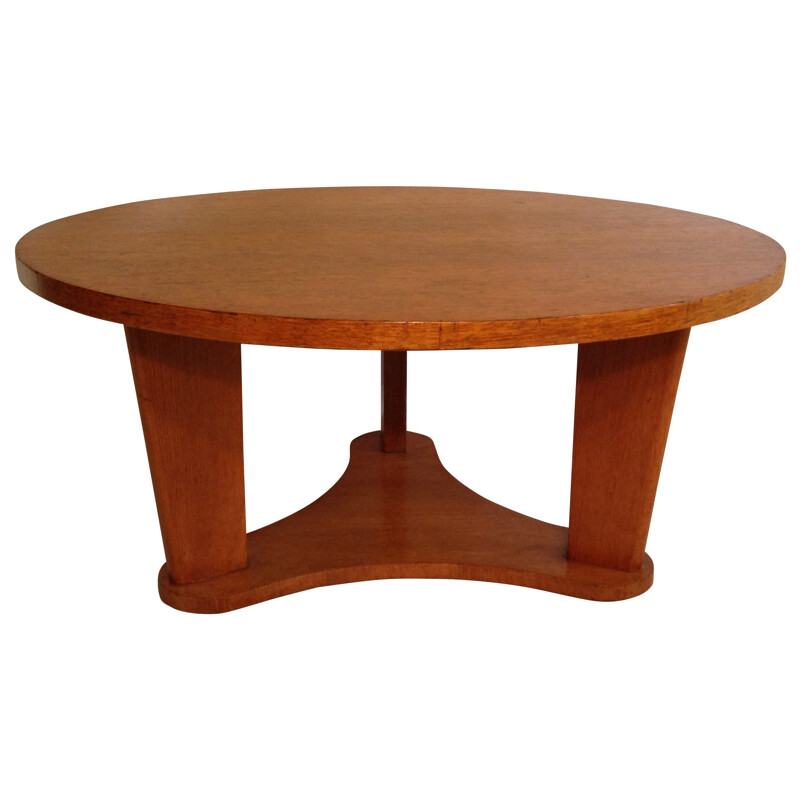 Vintage oakwood coffee table, 1950