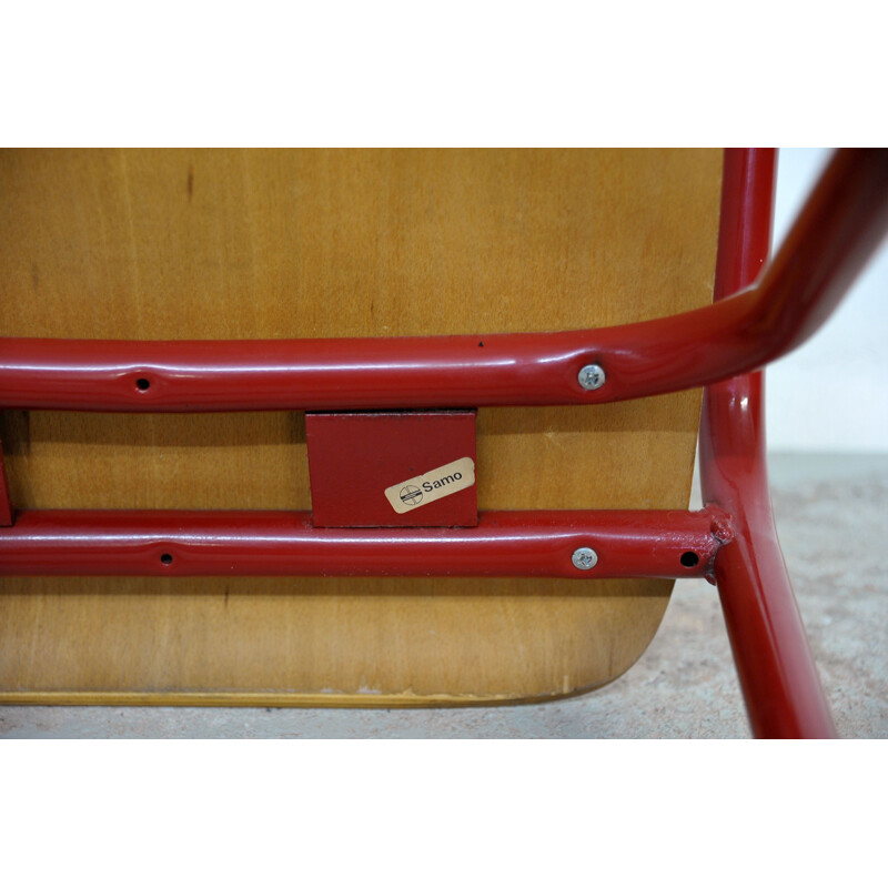 Pair of vintage lab stools by Samo 1980s