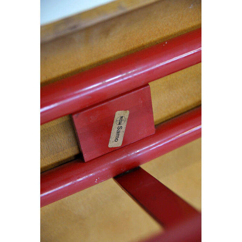 Pair of vintage lab stools by Samo 1980s