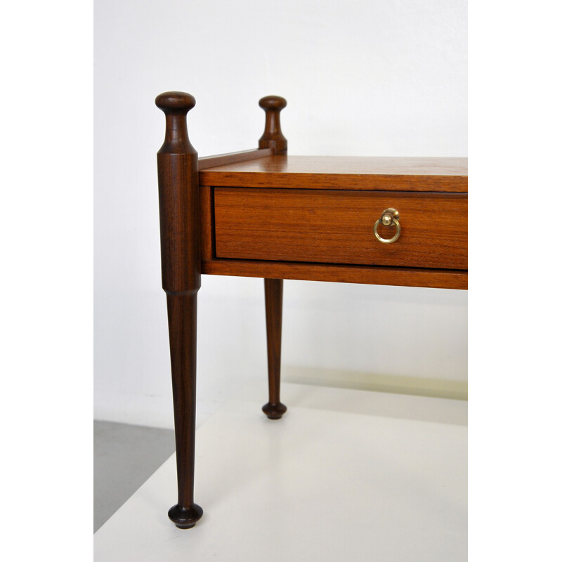 Vintage teak bedside table by Gautier, France 1960s