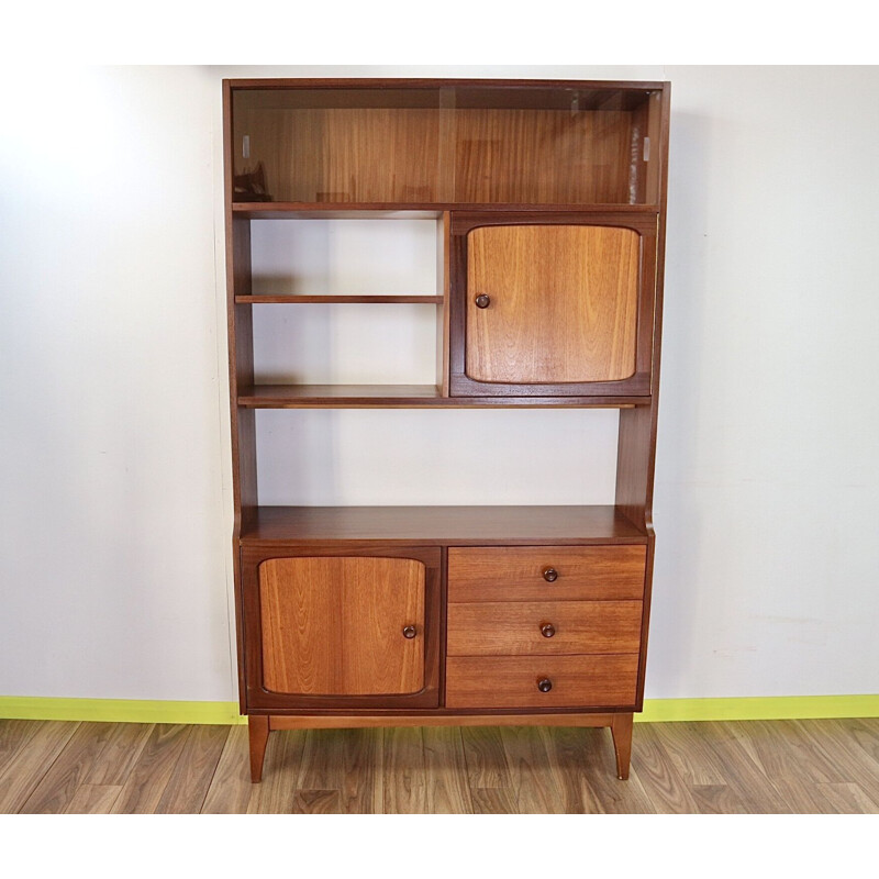 Vintage Teak Bookcase Room divider by Stonehill