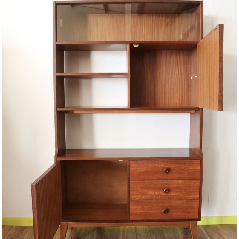 Vintage Teak Bookcase Room divider by Stonehill