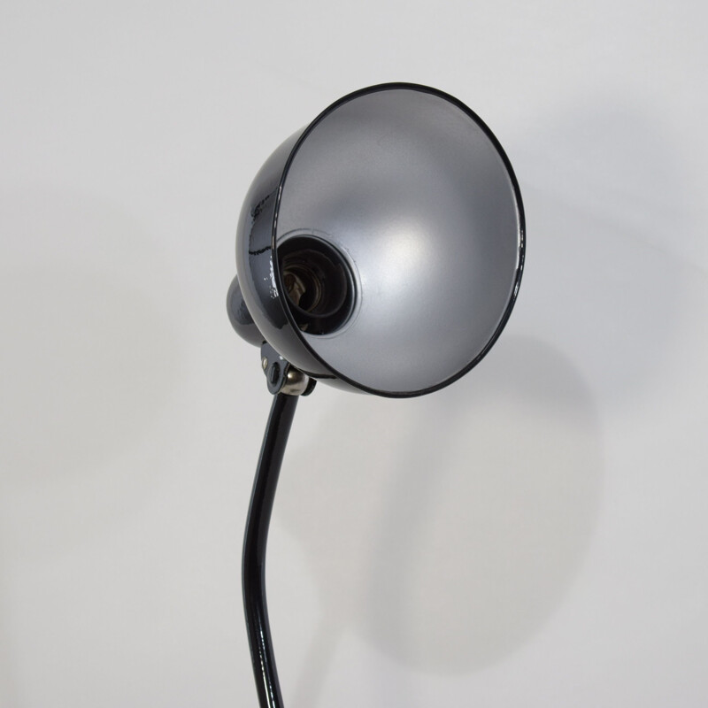 Vintage black steel desk lamp model 6556 "Christian Dell" from the Bauhaus in Weimar, 1930