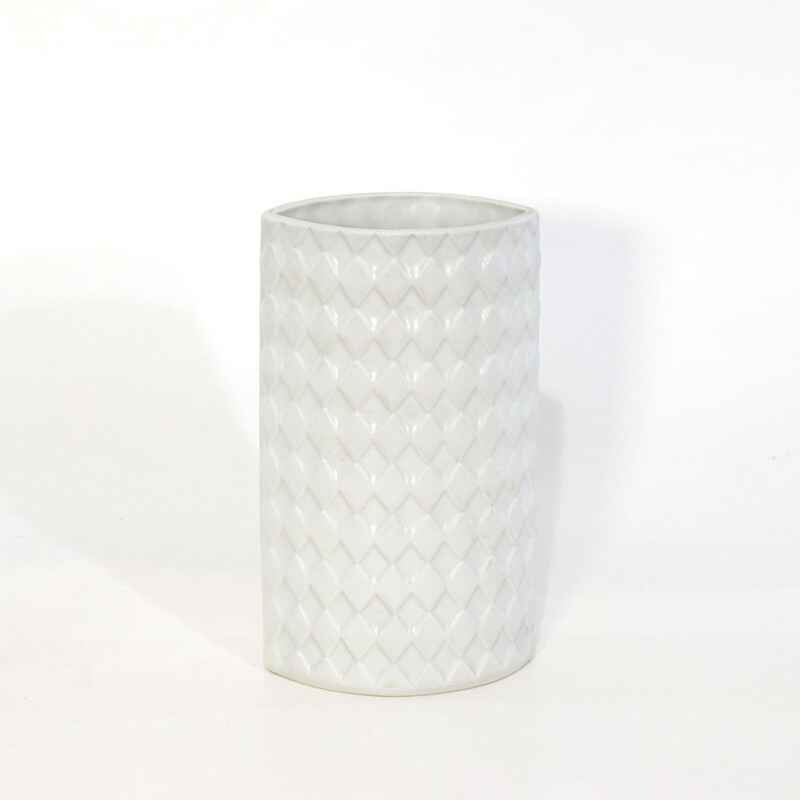 Skandinavische Vintage-Vase aus Harlekin-Keramik von Kaarina, 1958