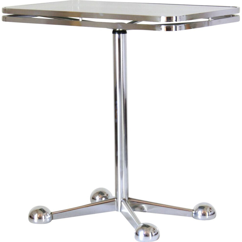 Vintage steel side table by Allegri Parma 1970s