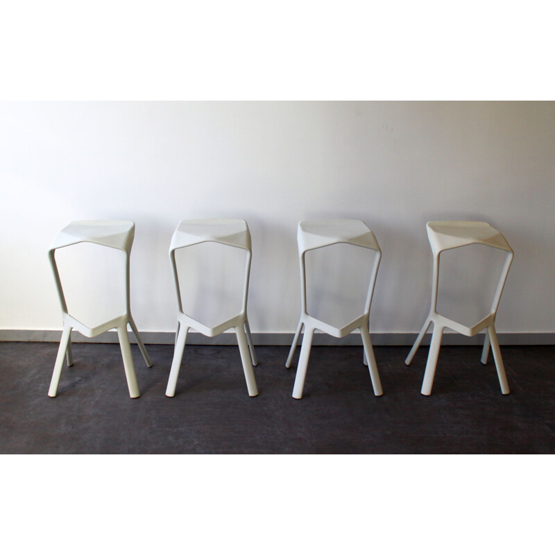 Pair of vintage Miura bar stools by Konstantin Grcic for Plank 2005s