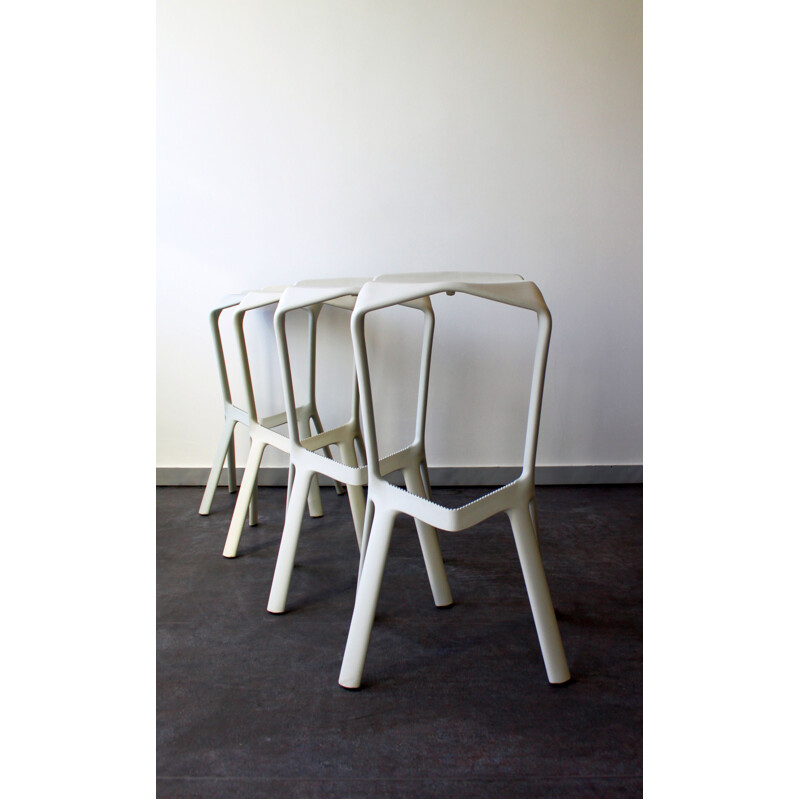 Pair of vintage Miura bar stools by Konstantin Grcic for Plank 2005s