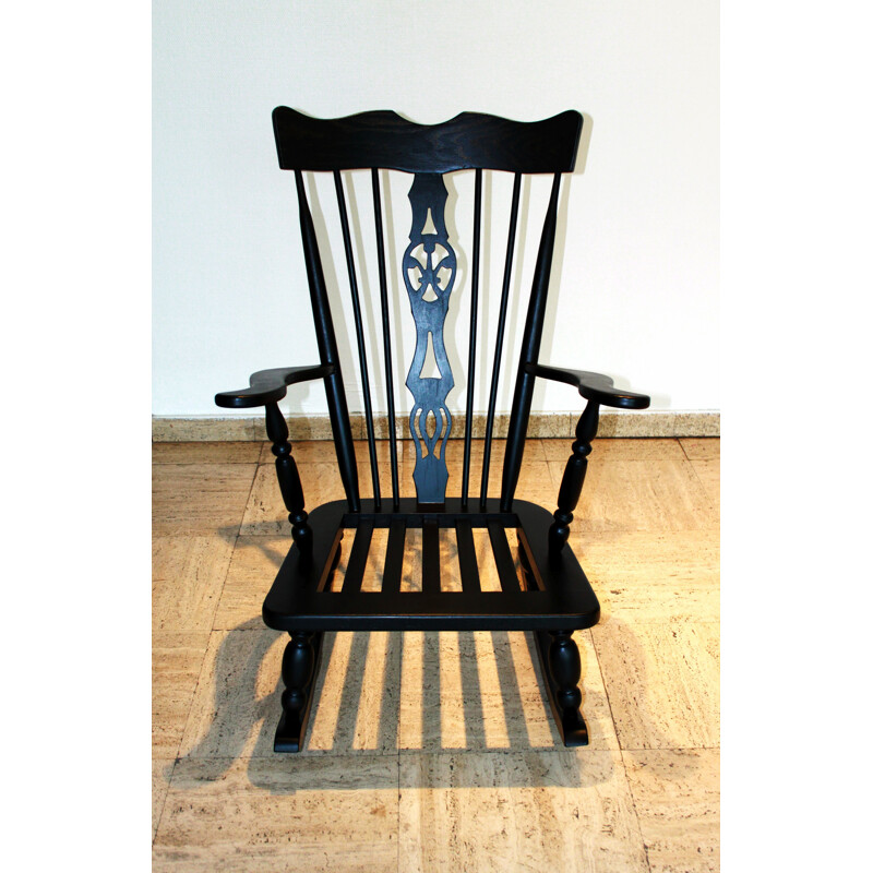 Vintage Windsor rocking chair, English