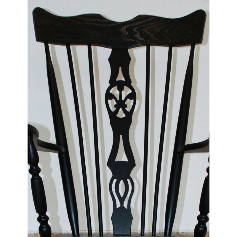 Vintage Windsor rocking chair, English