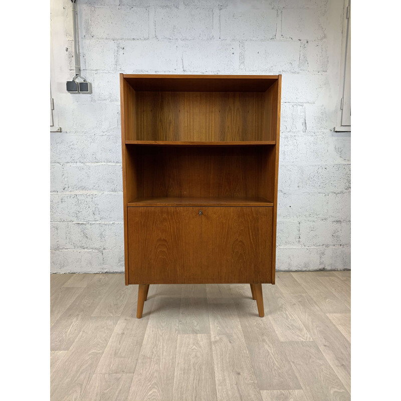 Vintage teak bookcase, Scandinavian 1960s