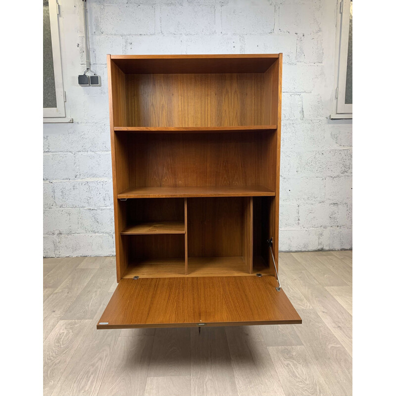 Vintage teak bookcase, Scandinavian 1960s