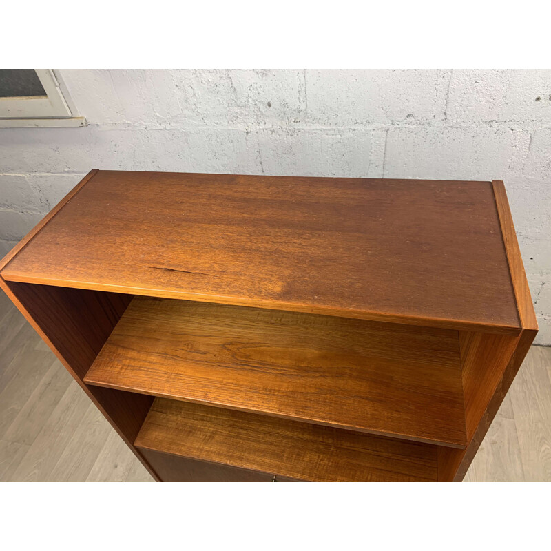 Vintage teak bookcase, Scandinavian 1960s