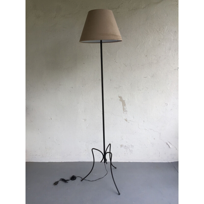 Lampadaire vintage en acier 1960