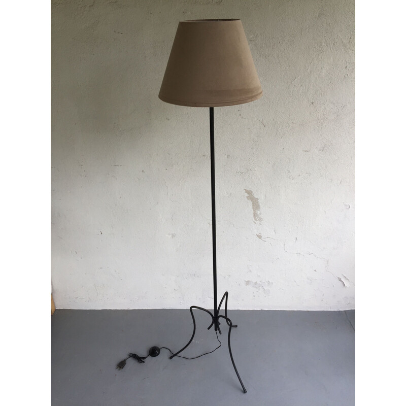 Lampadaire vintage en acier 1960