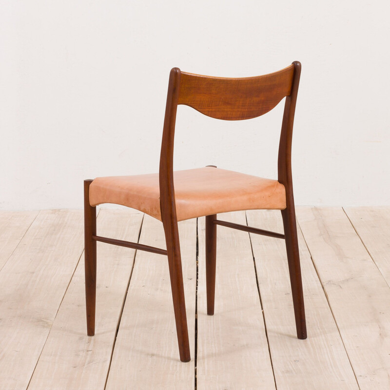 Set of 6 vintage chairs GS60 by Arne Wahl Iversen for Glyngøre Stolefabrik, Denmark 1960s