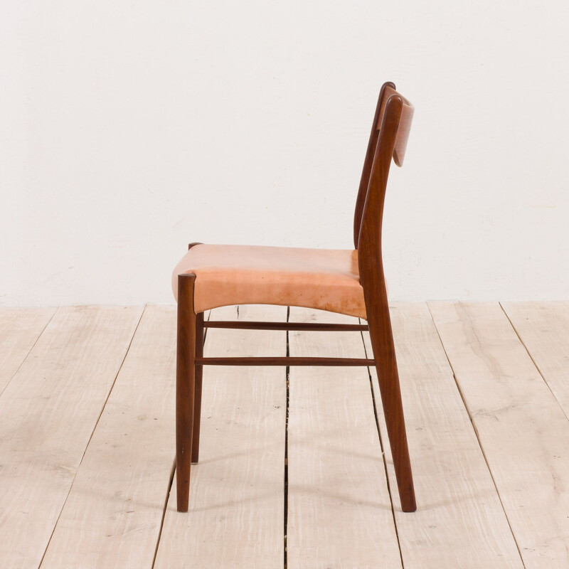 Set of 6 vintage chairs GS60 by Arne Wahl Iversen for Glyngøre Stolefabrik, Denmark 1960s