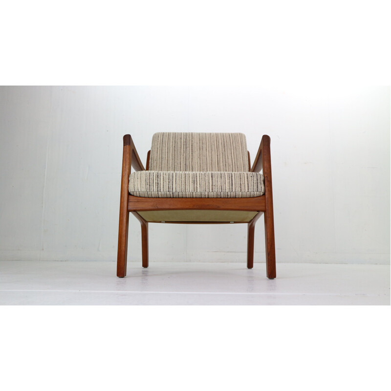 Vintage lounge chair by Ole Wanscher for France & Son, Denmark 1956s