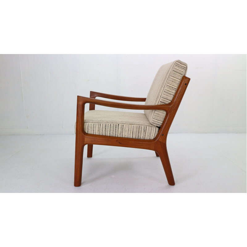 Vintage lounge chair by Ole Wanscher for France & Son, Denmark 1956s