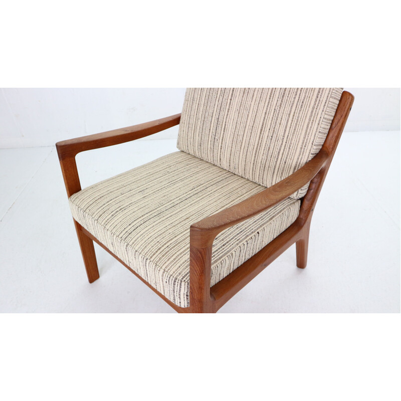 Vintage lounge chair by Ole Wanscher for France & Son, Denmark 1956s