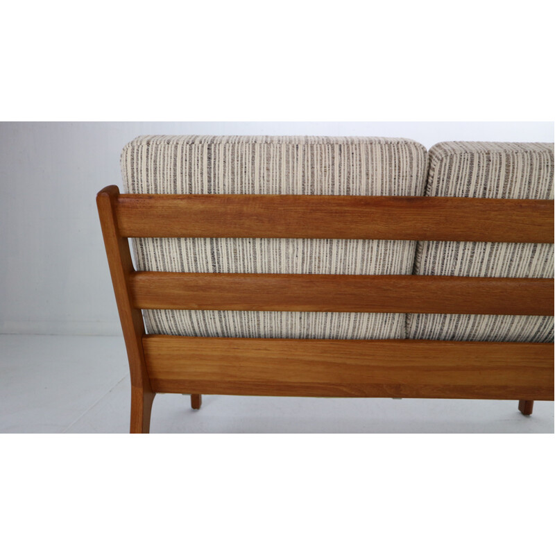 Vintage Senator 166 Teak 2-Seater Sofa by Ole Wanscher for France & Son, Denmark 1960s