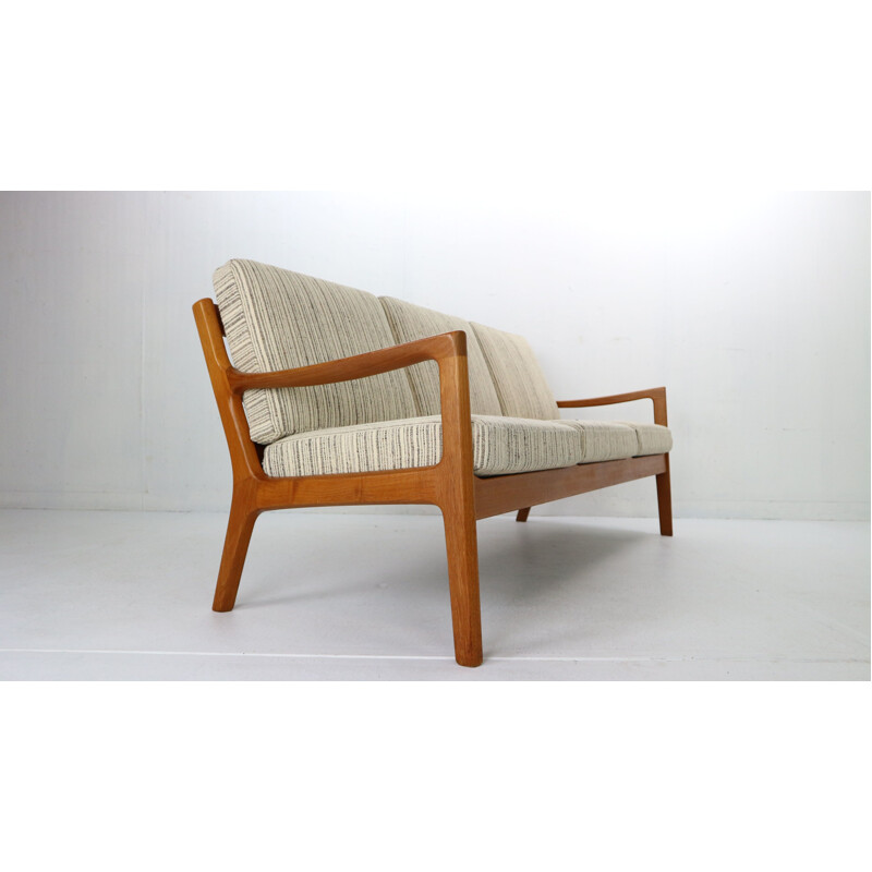 Vintage Senator 166 3 seater teak sofa by Ole Wanscher for France & Son, Denmark 1960s