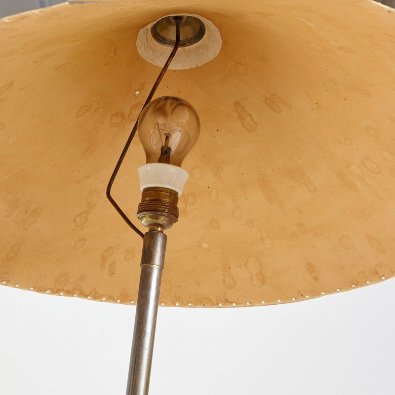 Vintage Brass Floor Lamp 1930s